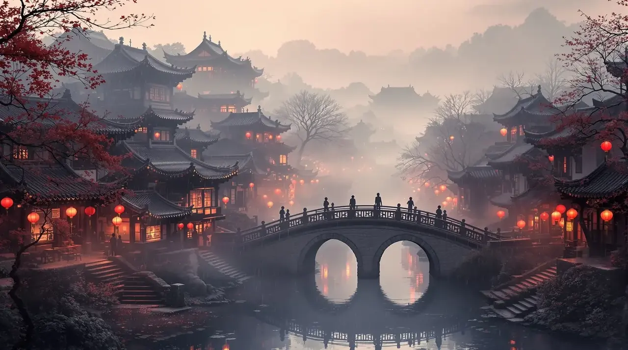 短剧AI《古巷花轿》推荐海报